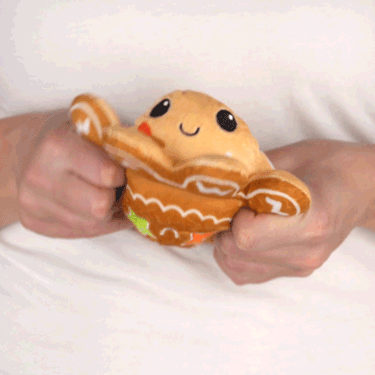 TeeTurtle Reversible Octopus Plushie (Baking + Gingerbread) Unisex