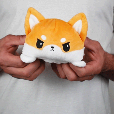 TeeTurtle Reversible Shiba Inu Plushie Unisex