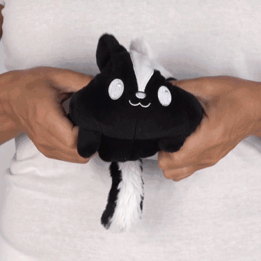 TeeTurtle Reversible Skunk Plushie Unisex