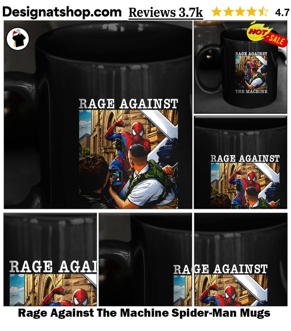 Rage Against The Machine Spider-Man shirt