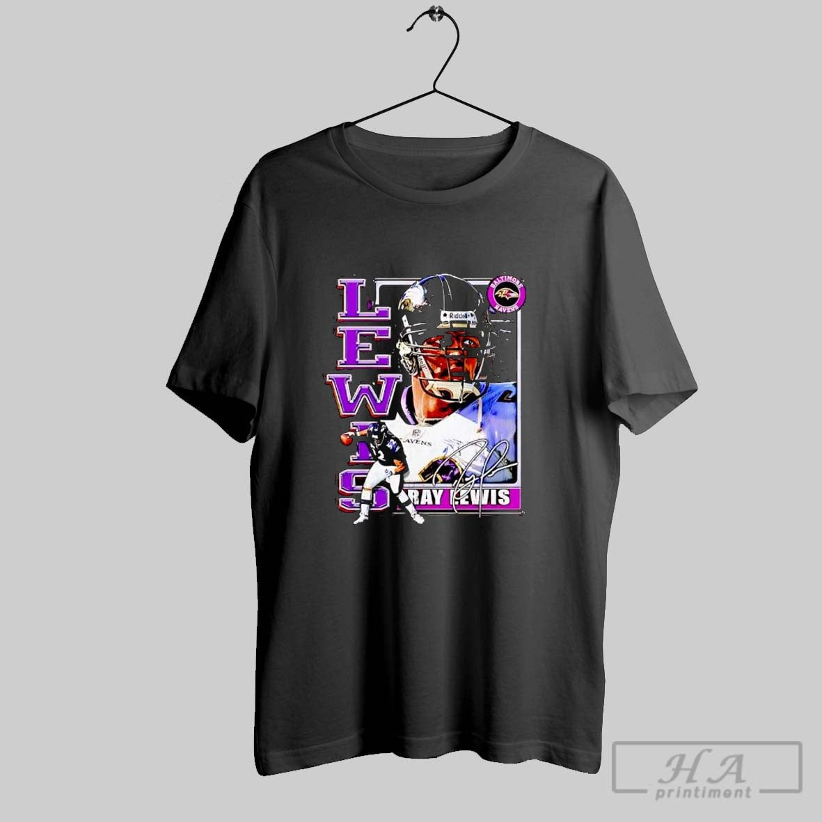 Ray Lewis Baltimore Ravens Signature Retro Unisex