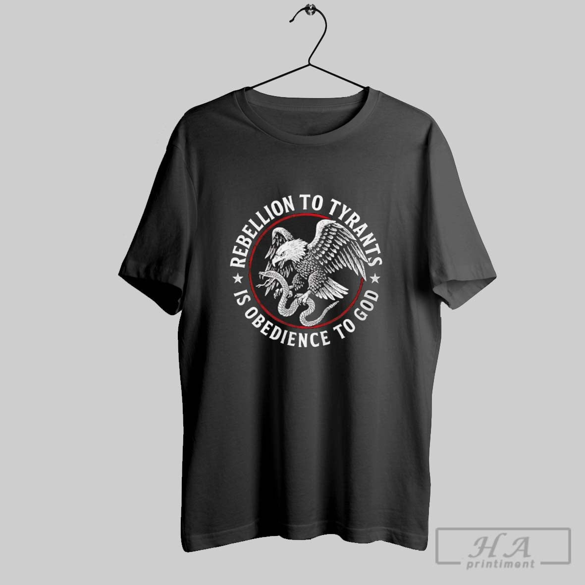 Rebellion To Tyrants Is Obedience To God Eagle Catches Snake Unisex
