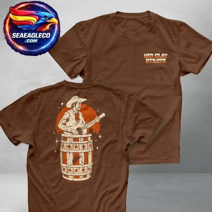 Red Clay Strays 2026 Tour Houston TX Two Sided Shirt Unisex