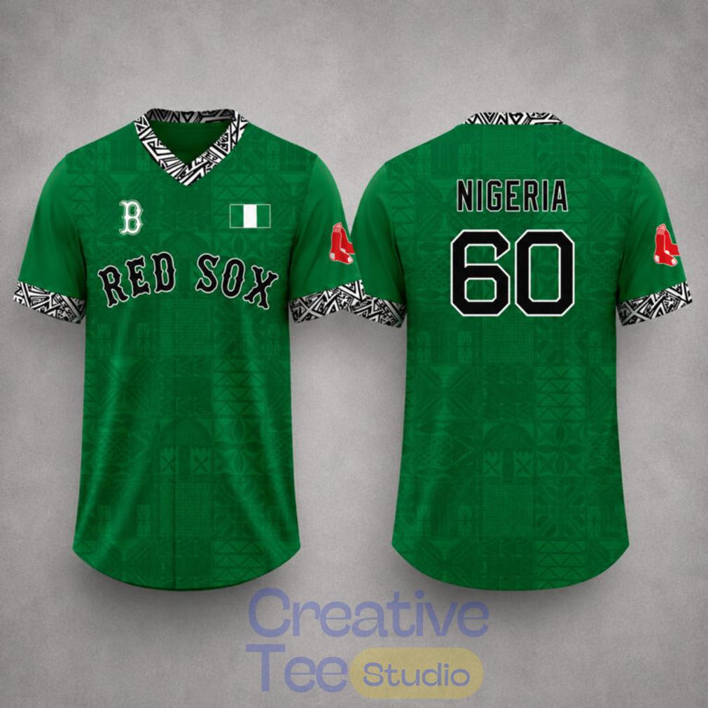 Red Sox Nigerian Celebration 2026 Nigeria 60 Baseball Jersey