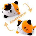 TeeTurtle Reversible Cat Plushie (Calico) Unisex