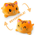 TeeTurtle Reversible Cat Plushie (Orange) Unisex