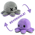 TeeTurtle Reversible Octopus Plushie (Gray + Purple) Unisex