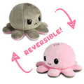 TeeTurtle Reversible Octopus Plushie (Gray + Light Pink) Unisex