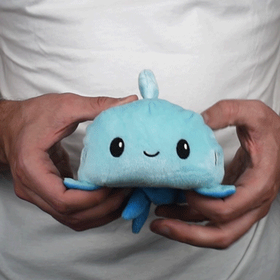 TeeTurtle Reversible Shark Plushie Unisex