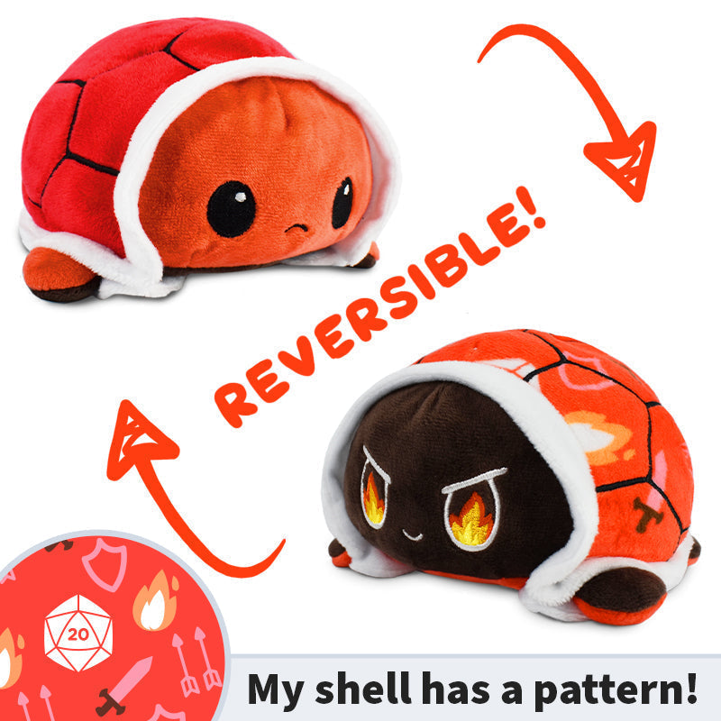 TeeTurtle Reversible Turtle Plushie (Tabletop Gaming Shell) Unisex