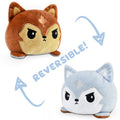 TeeTurtle Reversible Wolf Plushie (Fall + Winter) Unisex