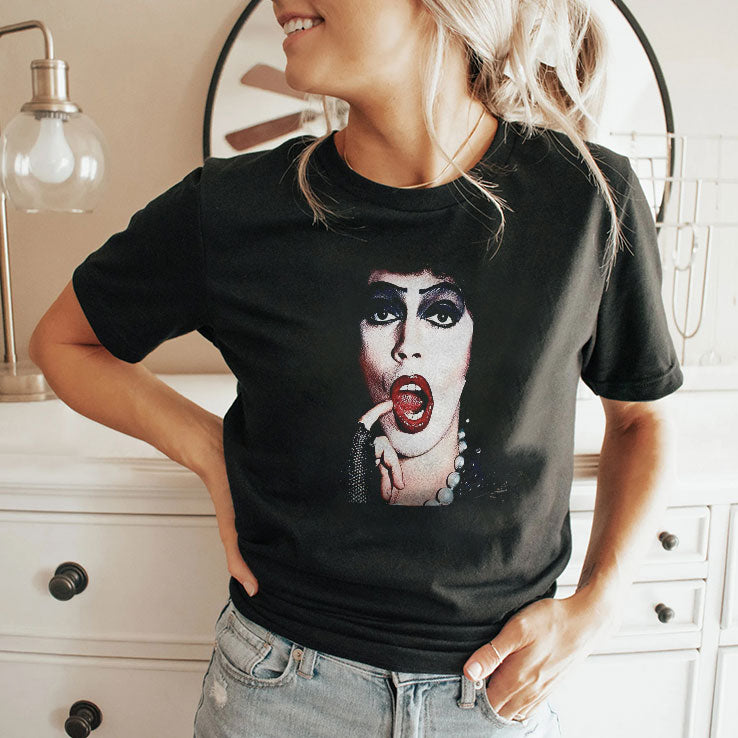 Rocky Horror Frank-N-Furter Tim Curry Memorial T Shirt