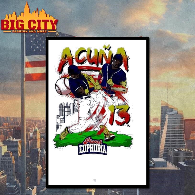 Ronald Acuna Atlanta Braves Hand Drawn Artwork Shirt Unisex