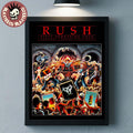 Rush Toronto ON Canada 2026 YYZ Pop Up Shop Moving New Pictures Event Litho Poster On August 7 8 9 2026 Home Decor Poster Canvas