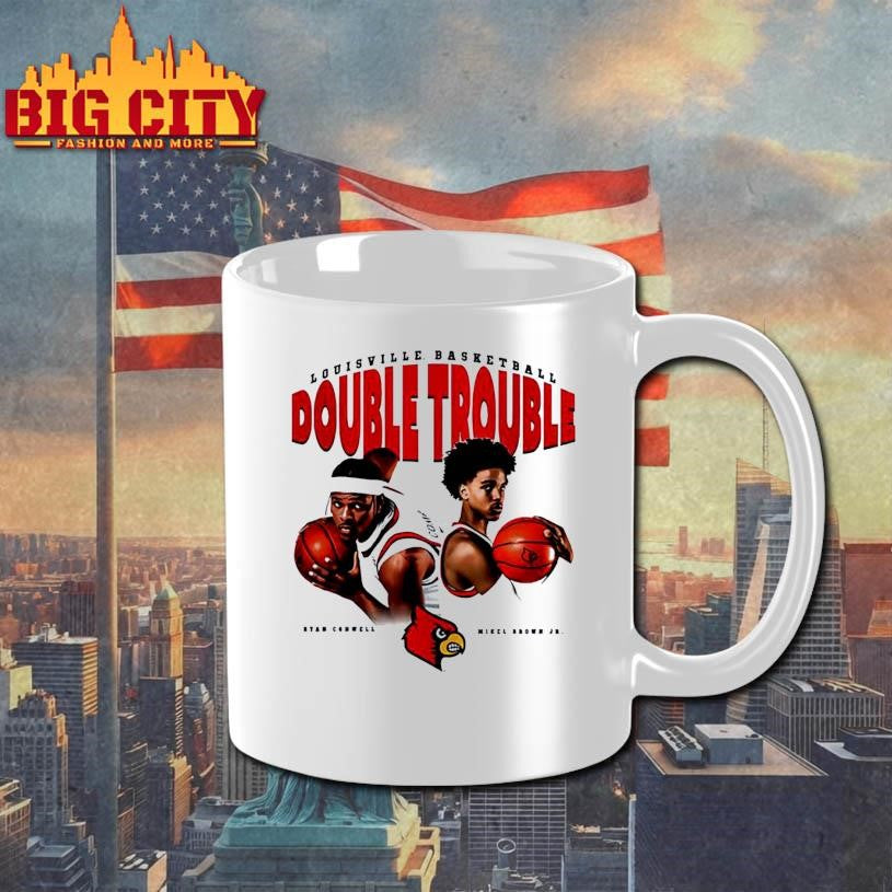 Ryan Conwell and Mikel Brown Jr Louisville Cardinals Double Trouble Shirt Unisex