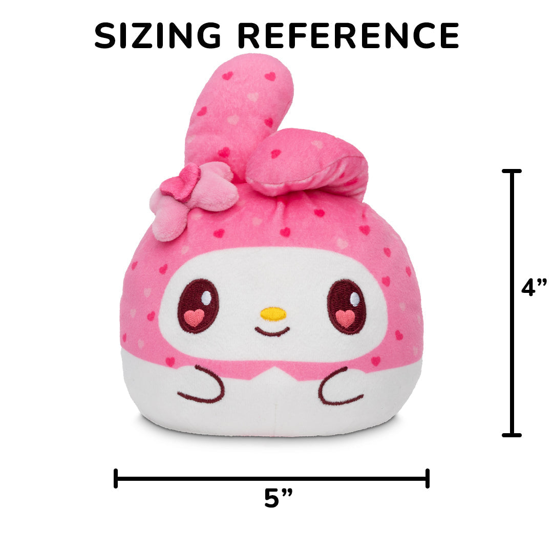 Valentine Present My Melody 4" Reversible Plushie Unisex