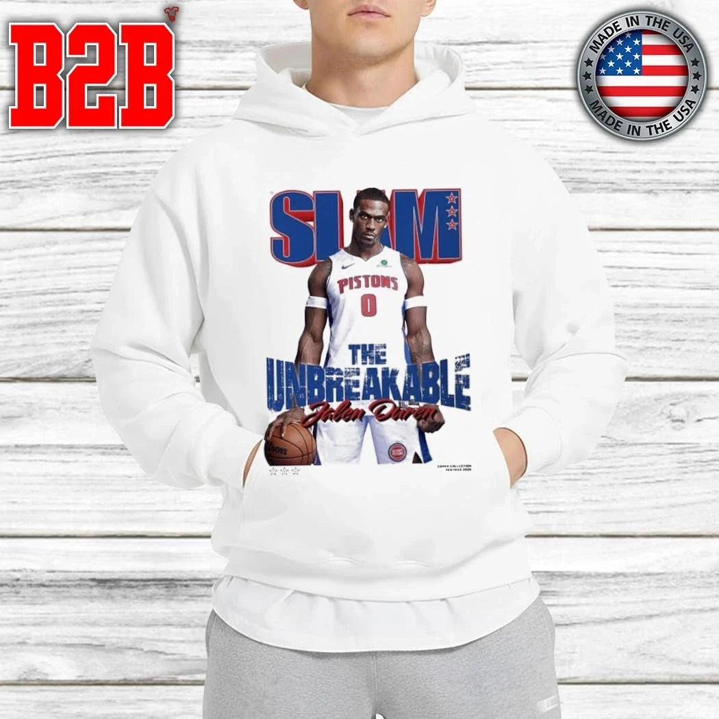 SLAM 260 Jalen Duren Magazine Cover The Unbreakable From Team Detroit Pistons Shirt Unisex