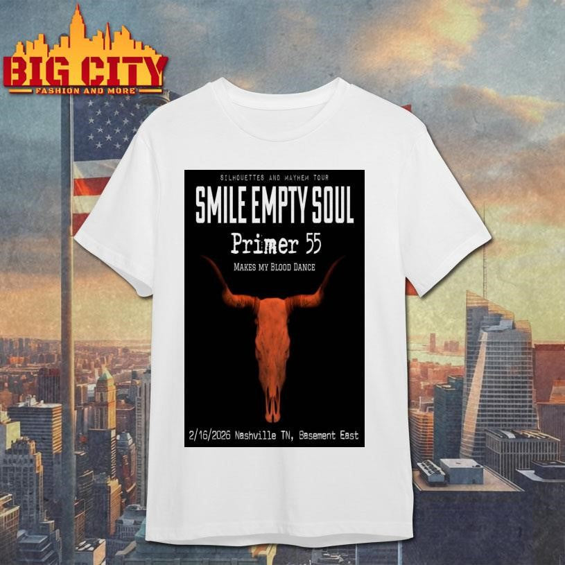 SMILE EMPTY Feb 16 2026 Poster Shirt Unisex