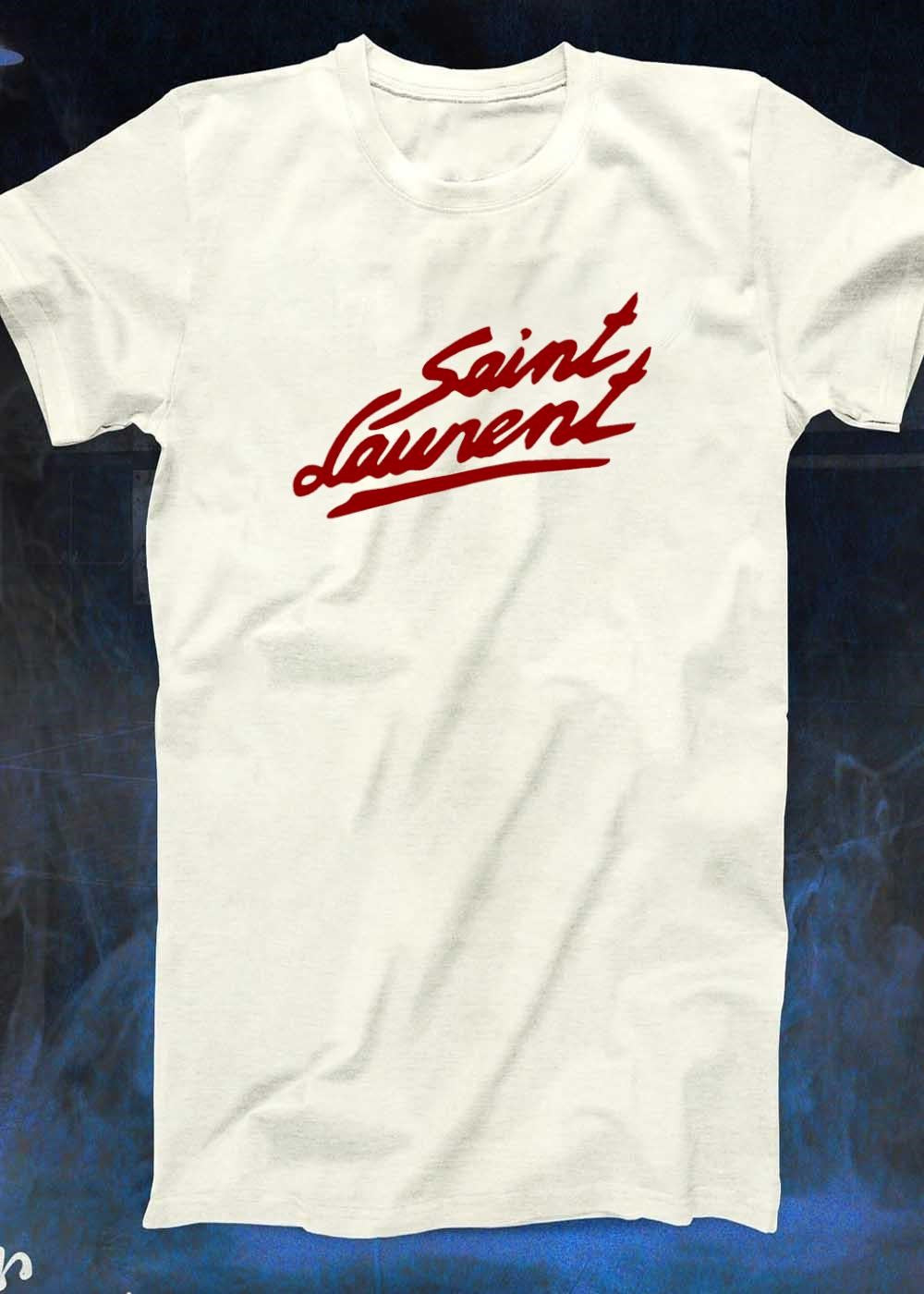 Saint Laurent Logo Red T-Shirt