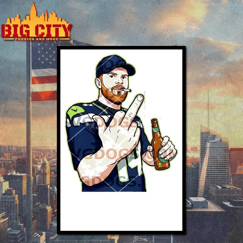 Sam Darnold Flick Off Middle Finger Shirt Unisex