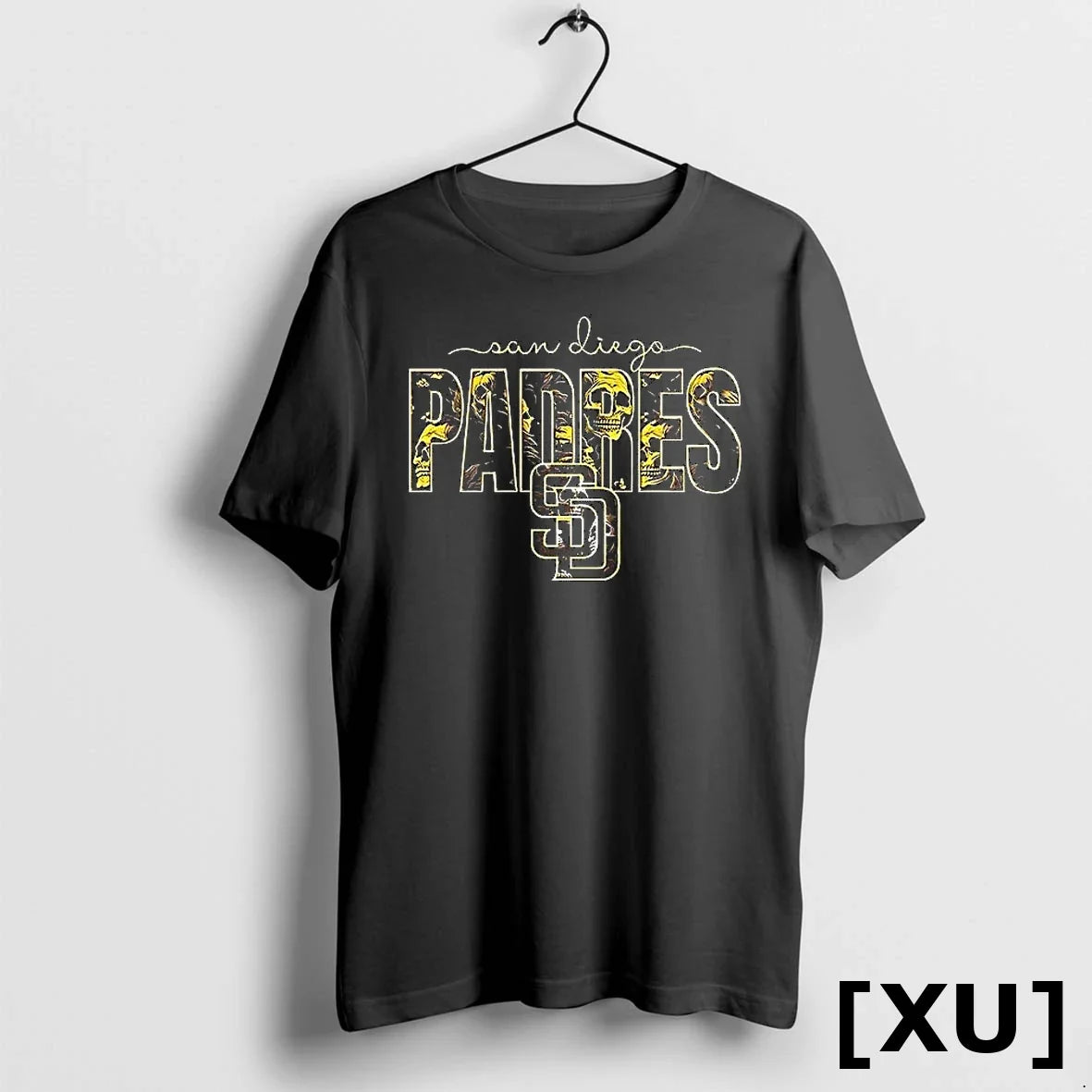 San Diego Padres Skulls Floral Graphic Baseball Tshirts Sweater Unisex