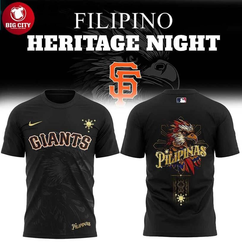 San Francisco Giants x Filipino Heritage Night 2026 Two Sided Shirt Unisex