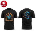 Seattle Kraken Black Hockey History Night 2026 Common Thread Two Sided Shirt Unisex
