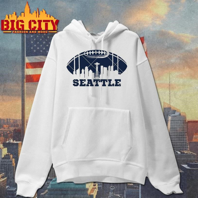 Seattle football Skyline Shirt Unisex