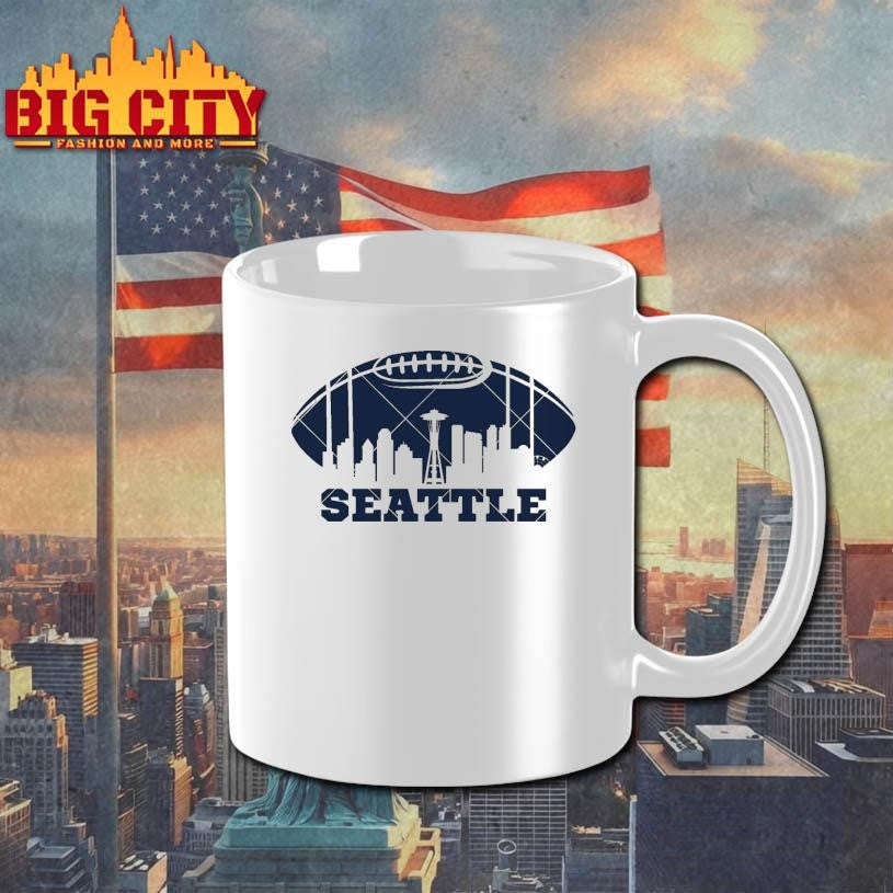 Seattle football Skyline Shirt Unisex