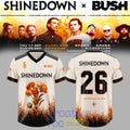 Shinedown X Bush Co-Headline Australian & NZ Tour Football Jersey