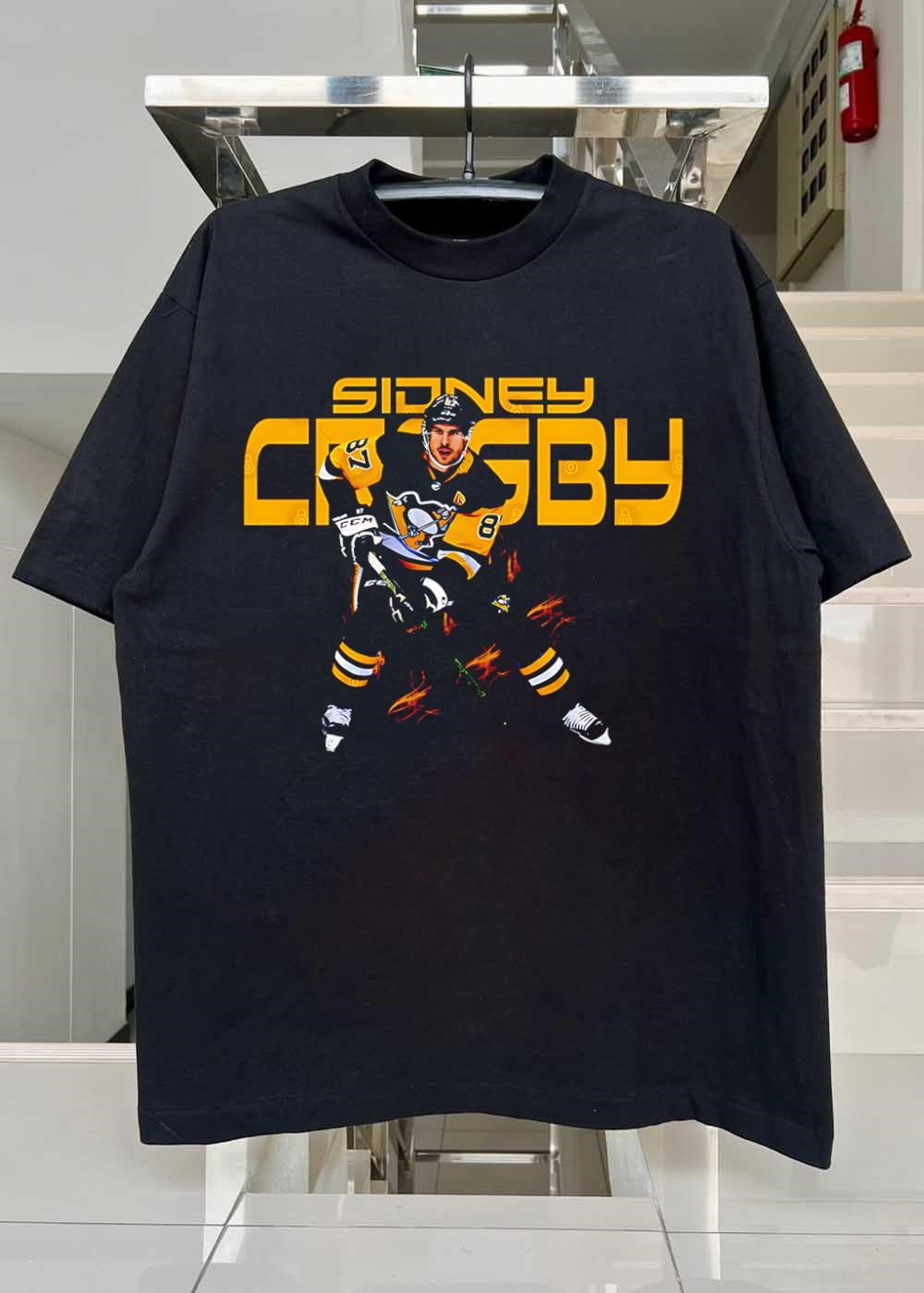 Sidney Crosby Hockey Player Graphic Pittsburgh Penguins T-Shirt