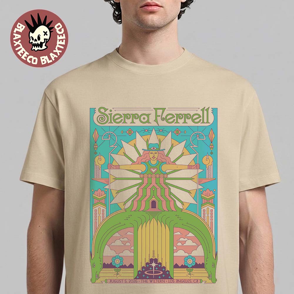 Sierra Ferrell Los Angeles CA 2026 Event Poster At The Wiltern On August 5 2026 Unisex T-Shirt