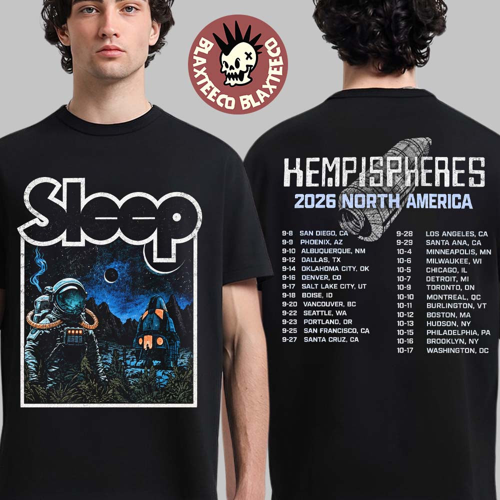 Sleep Hemphispheres 2026 North America Tour T-Shirt