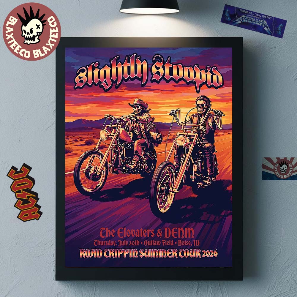 Slightly Stoopid Boise ID 2026 Exclusive Event Poster At Outlaw Field On July 30 2026 Home Decor Poster Canvas