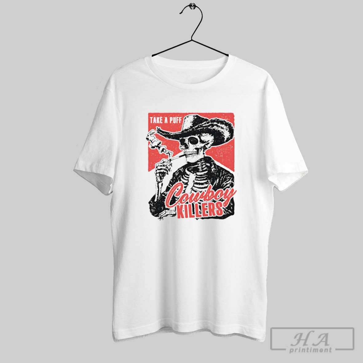 Smoking Skeleton Cowboy Killers Unisex