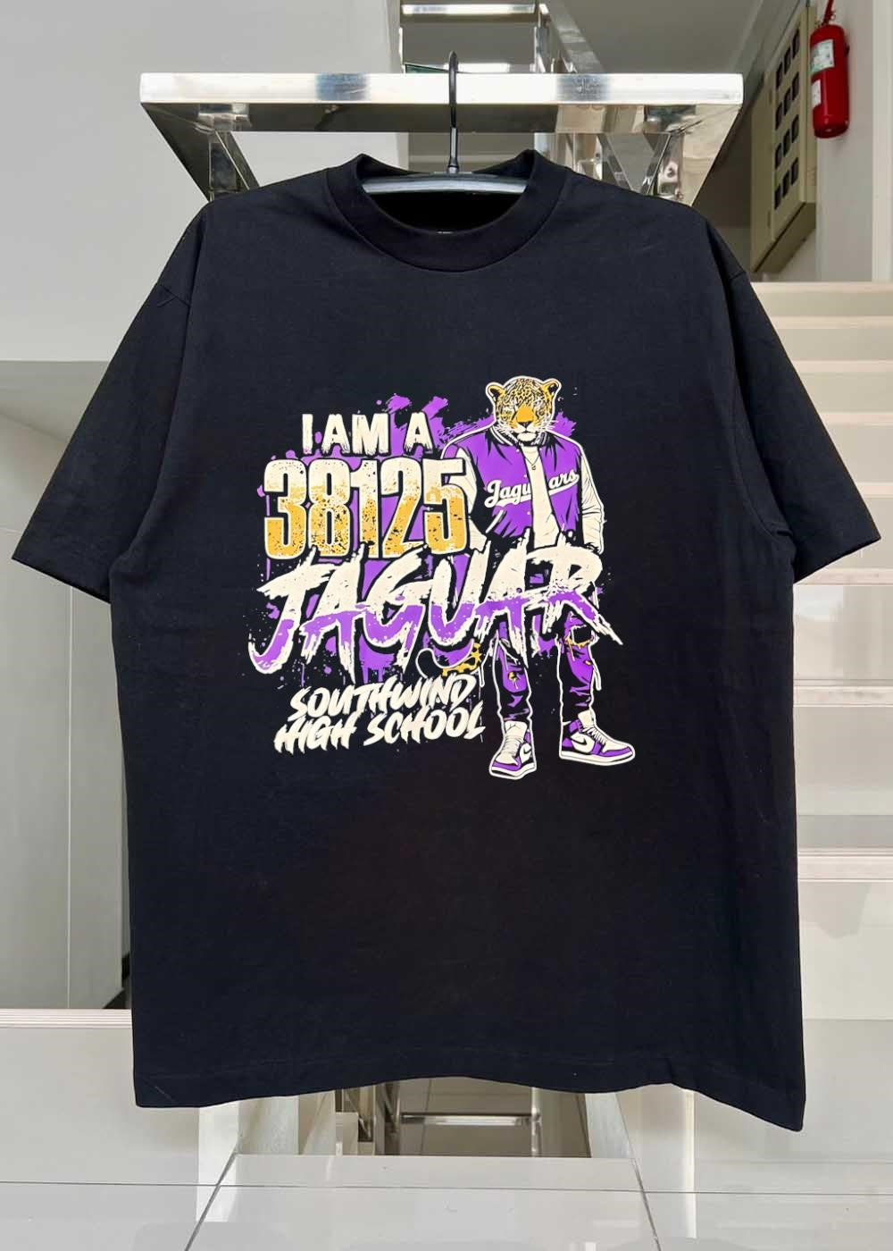 Southwind High School Gear Represent the 38125 Jaguar Spirit T-Shirt