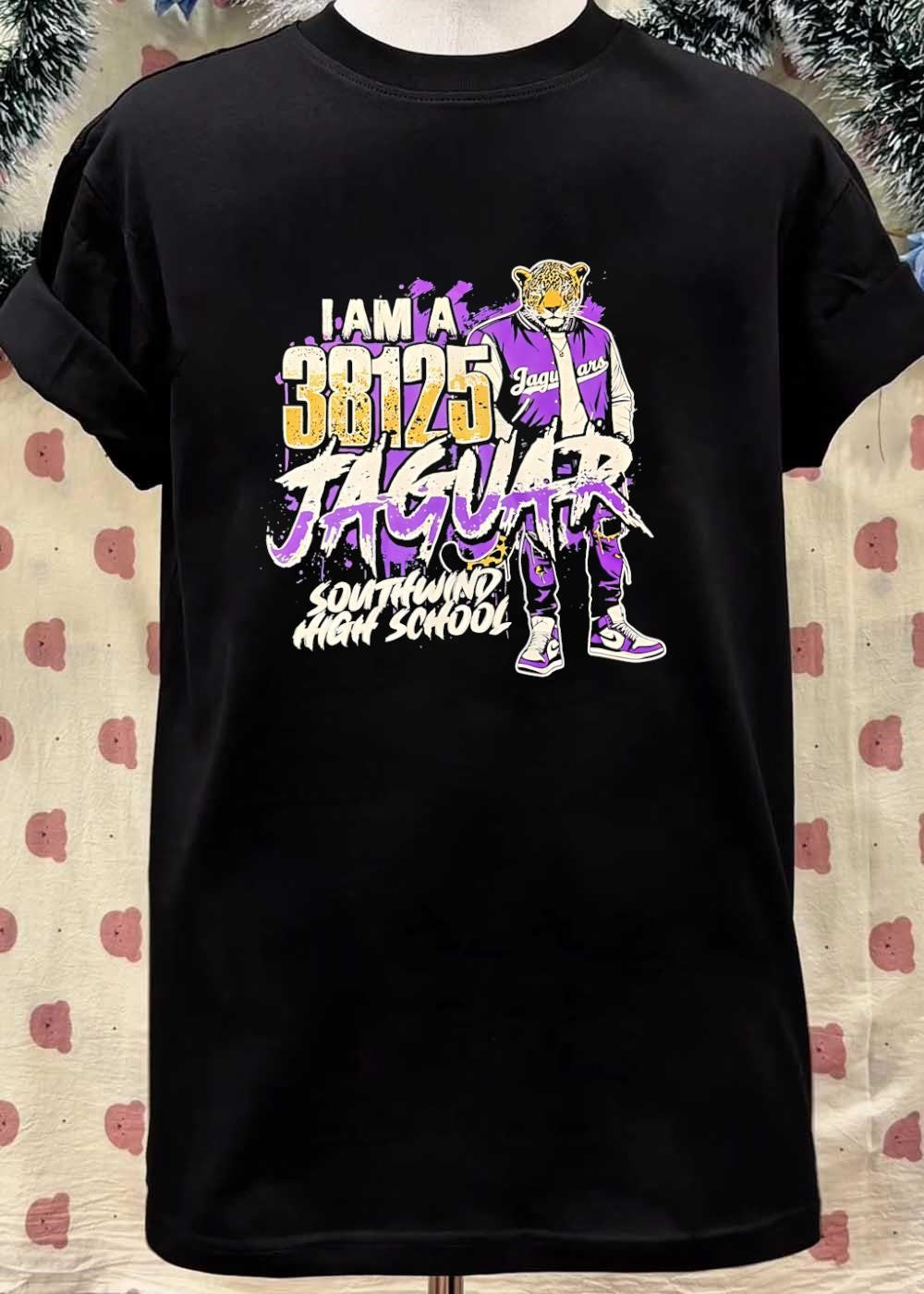 Southwind High School Gear Represent the 38125 Jaguar Spirit T-Shirt
