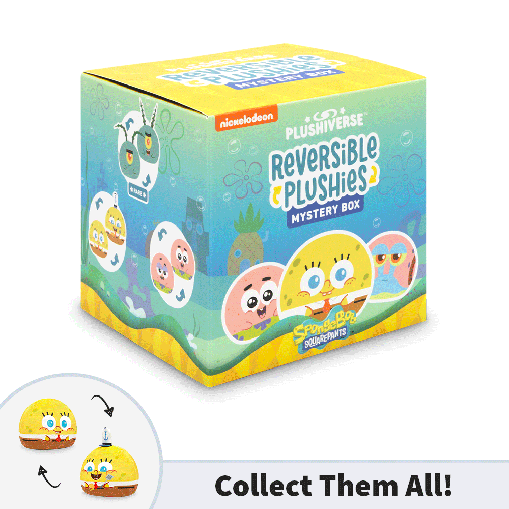 Plushiverse SpongeBob Reversible Plushie Mystery Box Unisex