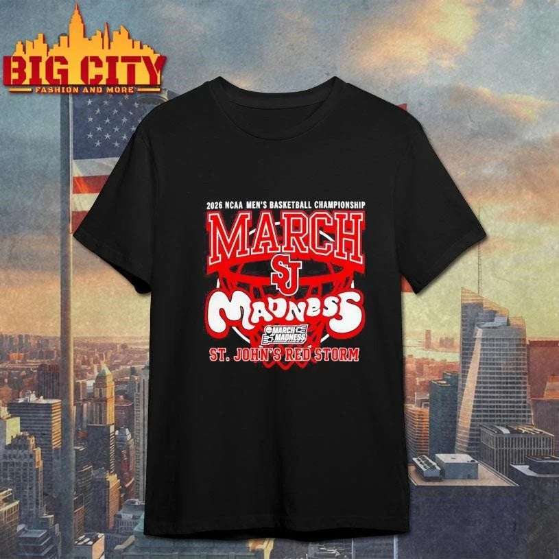 St John Red Storm 2026 NCAA Men’s Basketball Championship March Madness Shirt Unisex
