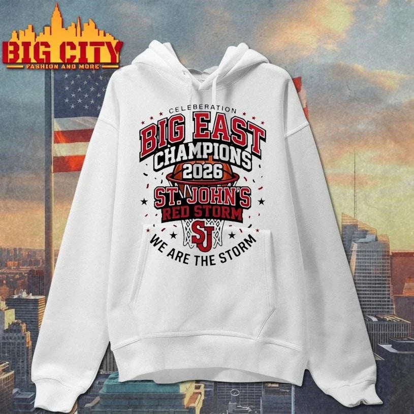 St. John’s Red Storm Big East Champions 2026 we are the storm Shirt Unisex