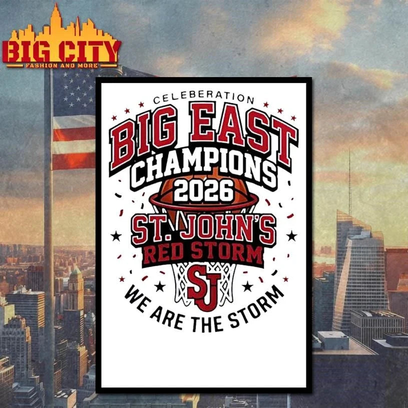 St. John’s Red Storm Big East Champions 2026 we are the storm Shirt Unisex