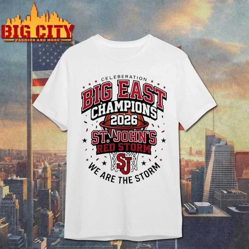 St. John’s Red Storm Big East Champions 2026 we are the storm Shirt Unisex