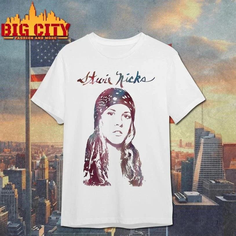 Stevie Nicks Tour 2025 Head Scarf Photo Vintage Shirt Unisex