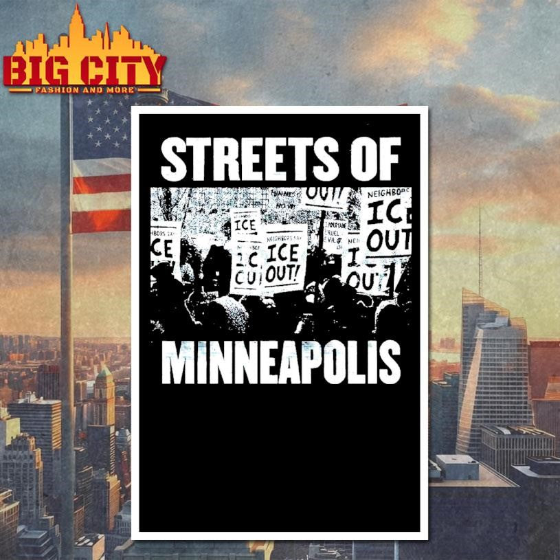 Streets of Minneapolis Bruce Springsteen Shirt Unisex