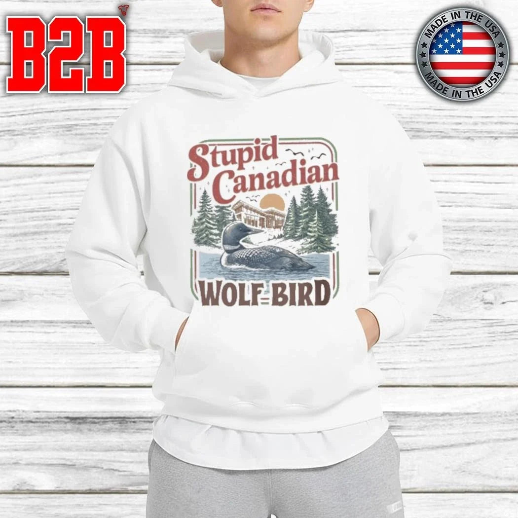 Stupid Canadian Wolf Bird Heated Rivalry Inspired Shirt Unisex