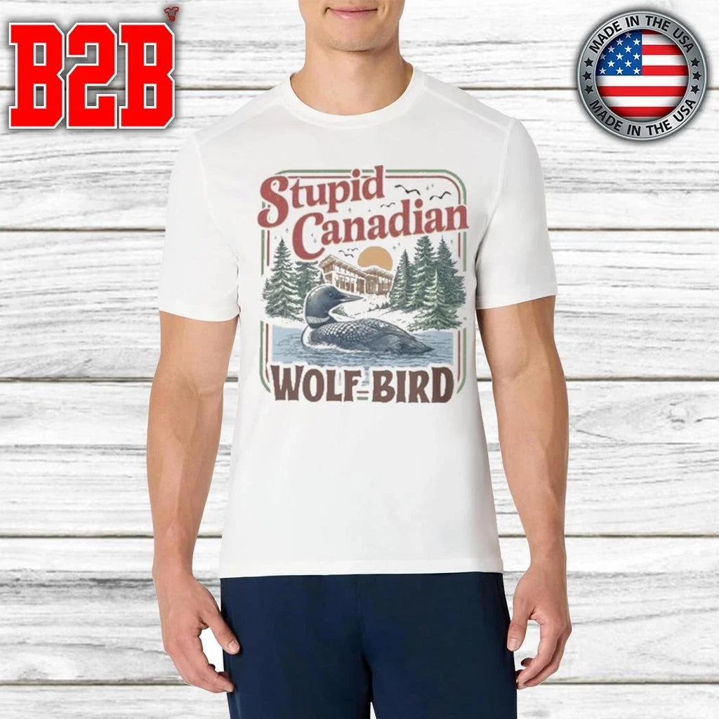 Stupid Canadian Wolf Bird Heated Rivalry Inspired Shirt Unisex