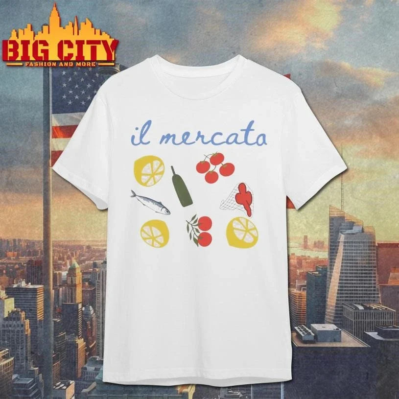 Summer House Amanda Batula Il Mercato Graphic Art Shirt Unisex