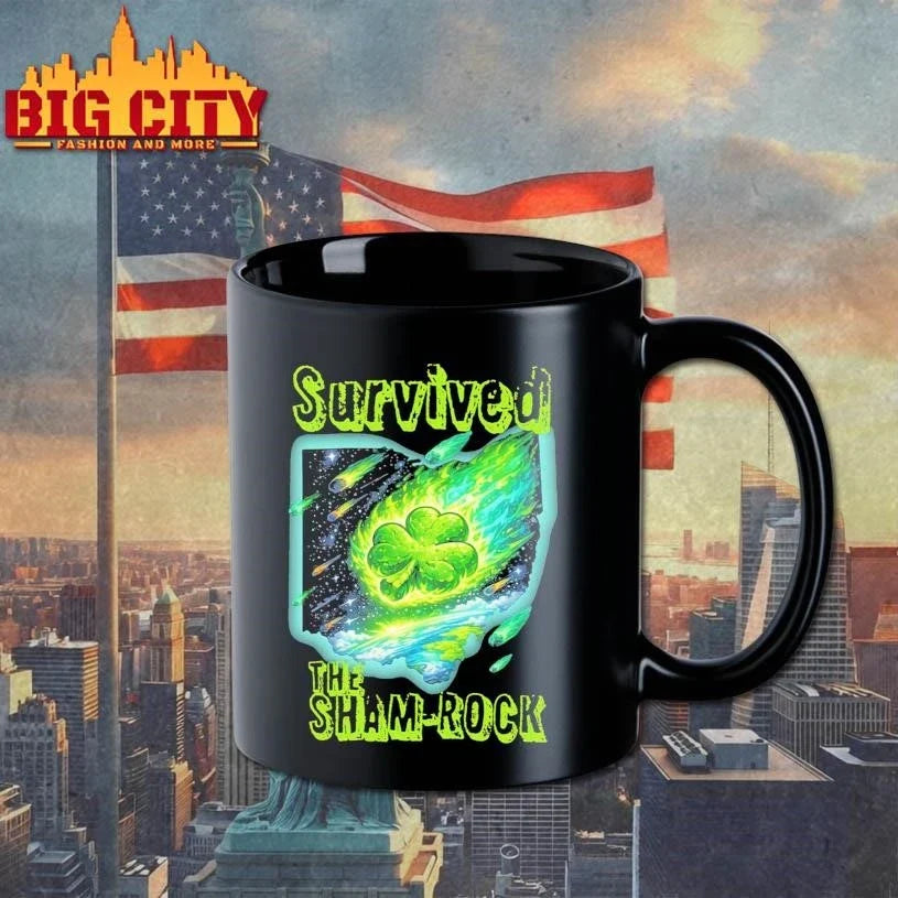 Survived The Sham-rock Clover Shirt Unisex