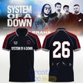 System of a Down “Europe-UK Stadium Tour 2026” Signature Polo Shirt