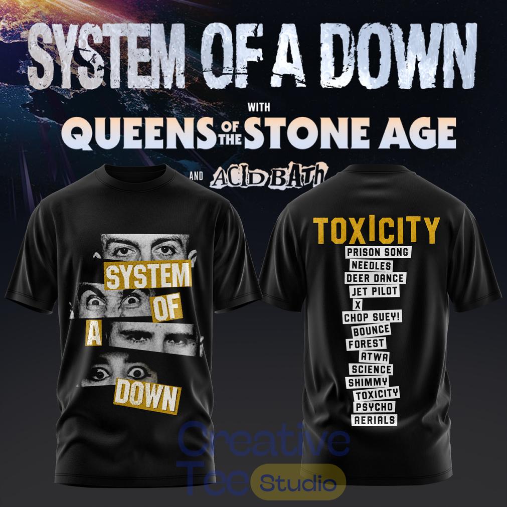 System of a Down UK EU Tour 2026 Special T-Shirt